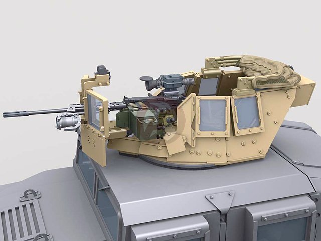 Legend 1/35 MCTAGS Turret w/Rolled Down RS Cover (w/2 .50 Cal & Shields) LF3D016