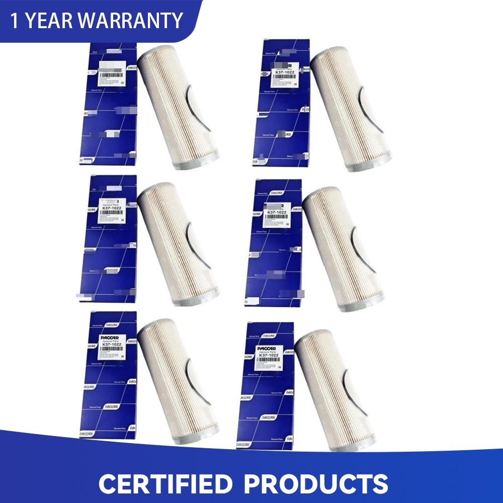 6PCS 2026 BRAND NEW PACCAR FUEL FILTER ELEMENT 30 MICRONS K37-1022 Fast shipping