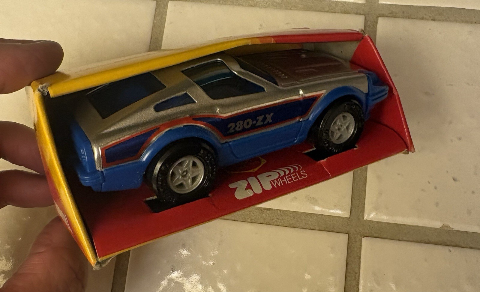 VINTAGE 1981 BUDDY L DATSUN 280-ZX Silver and Blue 5\