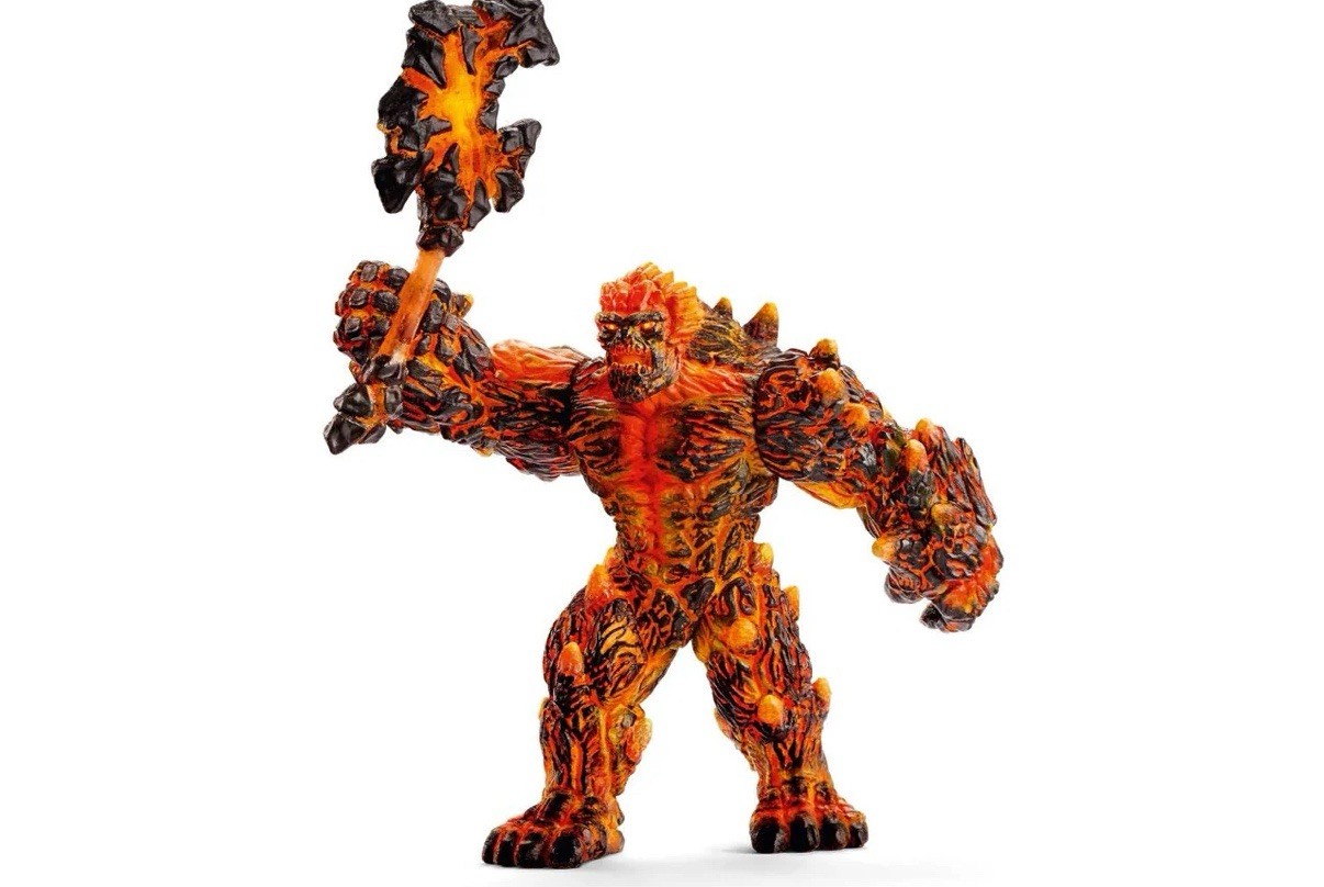 Schleich Eldrador Creatures Lava Golem with Weapon Action Figure NEW NEW Schleich Eldrador Creatures Lava Golem with Weapon Action Figure NEW NEW