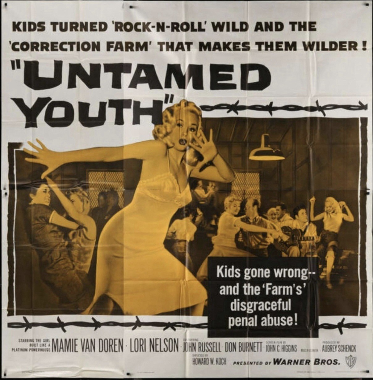 Untamed Youth Six Sheet Movie Poster Eddie Cochran Rockabilly Mamie Van Doren Untamed Youth Six Sheet Movie Poster Eddie Cochran Rockabilly Mamie Van Doren