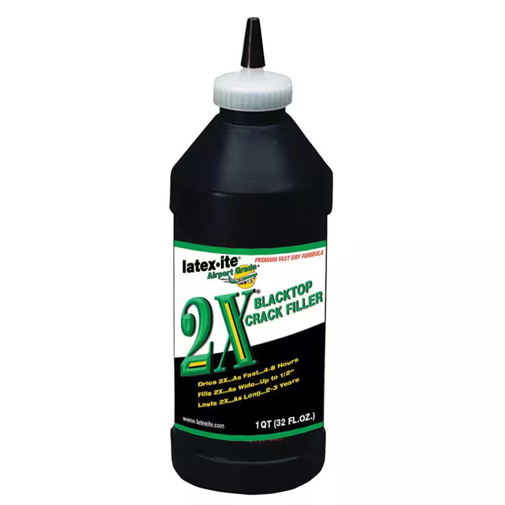 1 Qt. 2X Premium Blacktop Crack Filler New 1 Qt. 2X Premium Blacktop Crack Filler New