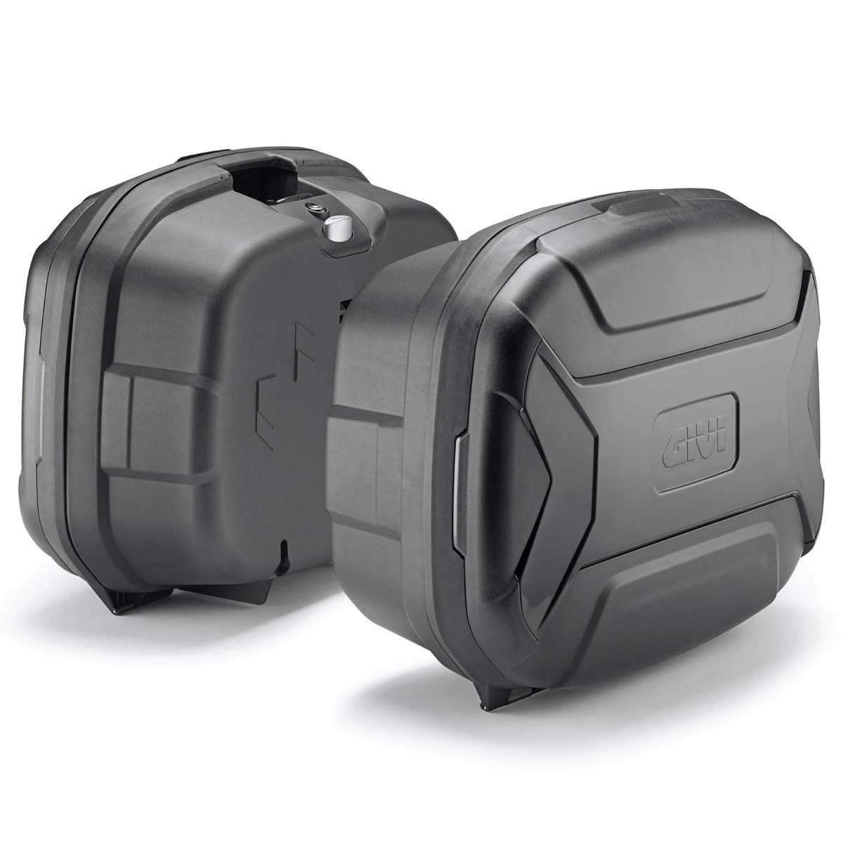 PAIR SIDE SUITCASES GIVI MONOKEY 35LT TREKKER LITE TRK35BBPACK2 BLACK