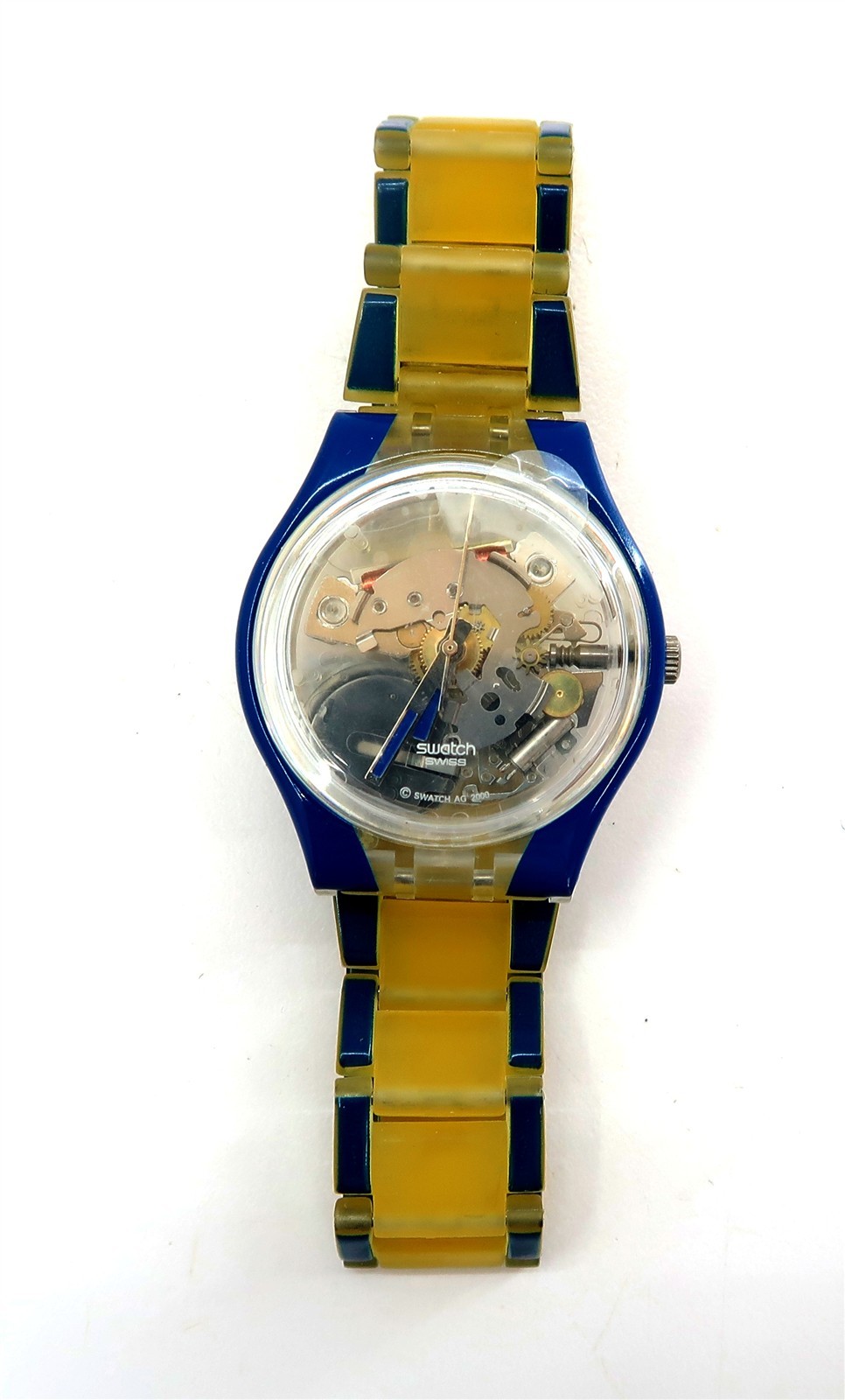 NEW Swatch Watch MASS CLASS GK337 with Case & Papers 2001 Gents NOS New Battery