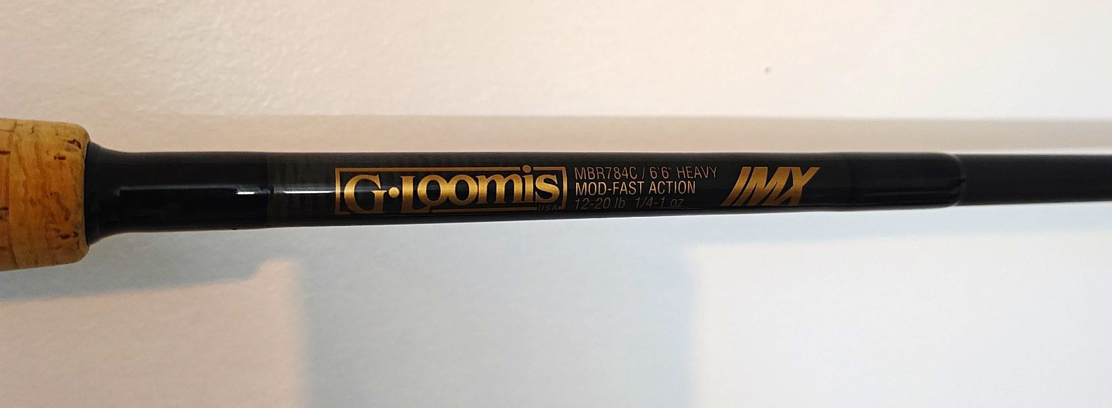 GLoomis IMX MBR784C 6'6 GLoomis IMX MBR784C 6'6