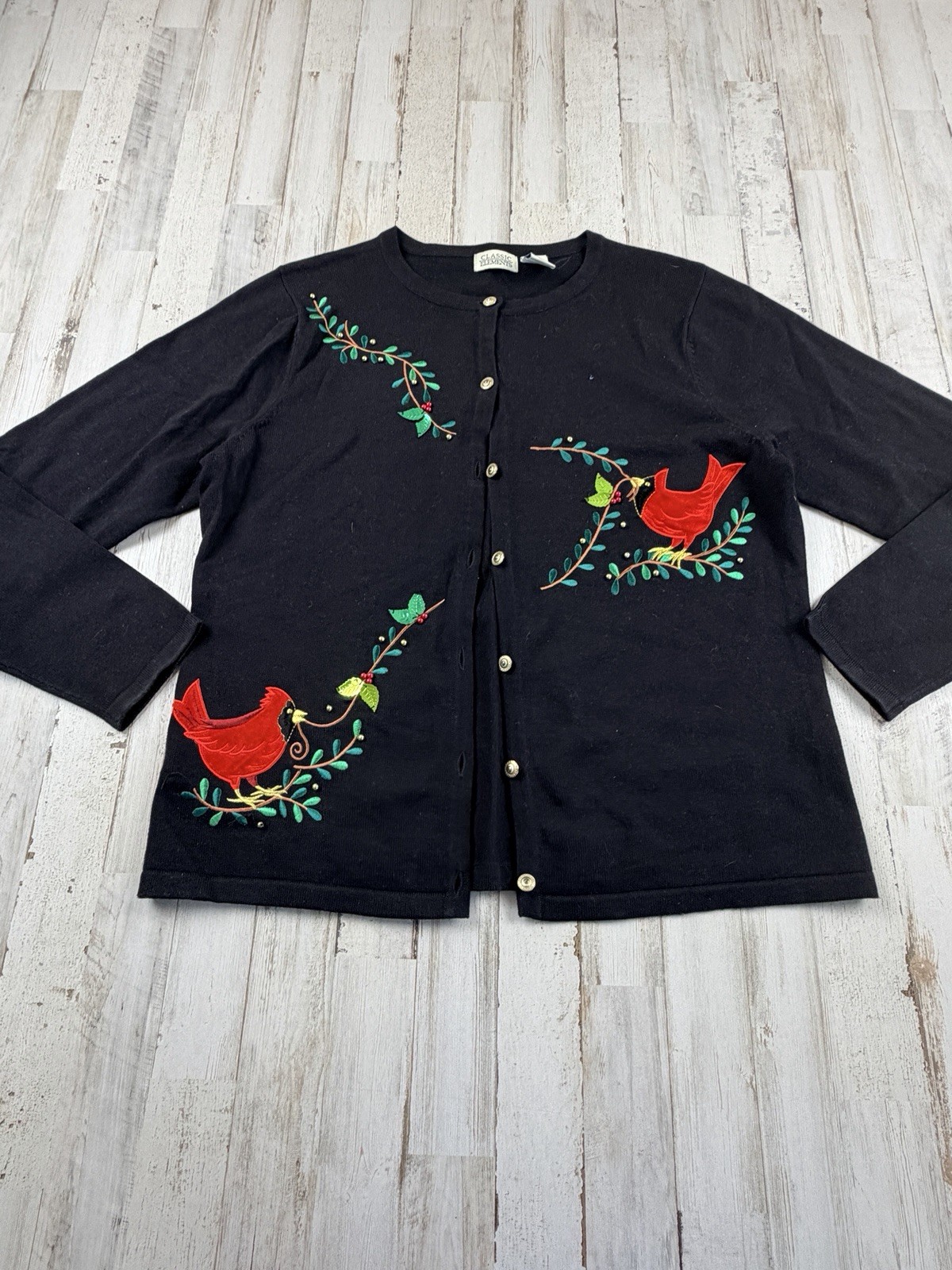 Classic Elements Cardigan Sweater Womens Size Medium Very Nice Fast Ship