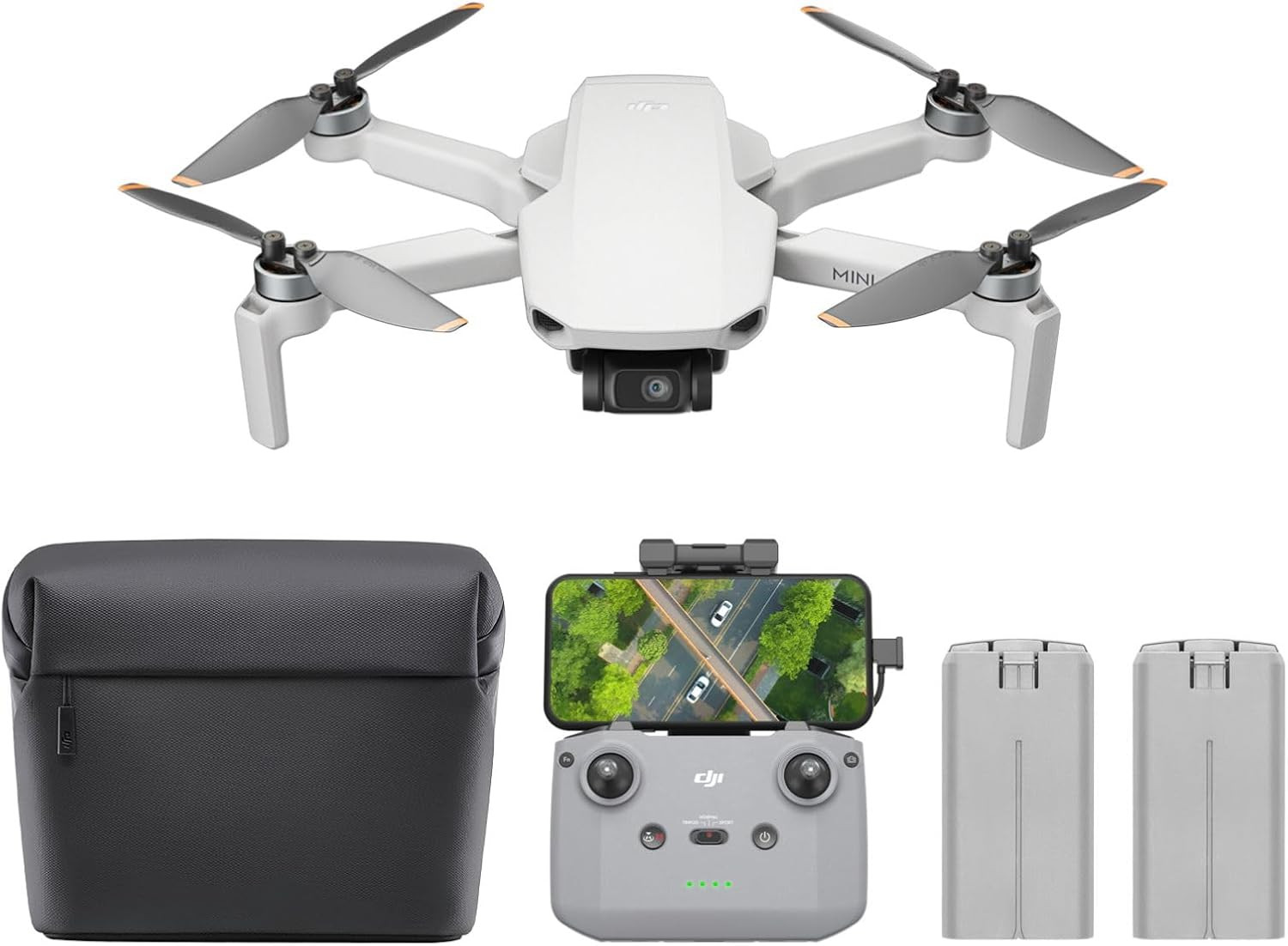 DJI Mini 4K UHD Camera Drone Combo (62-min) With Case and 2 Batteries US Stock
