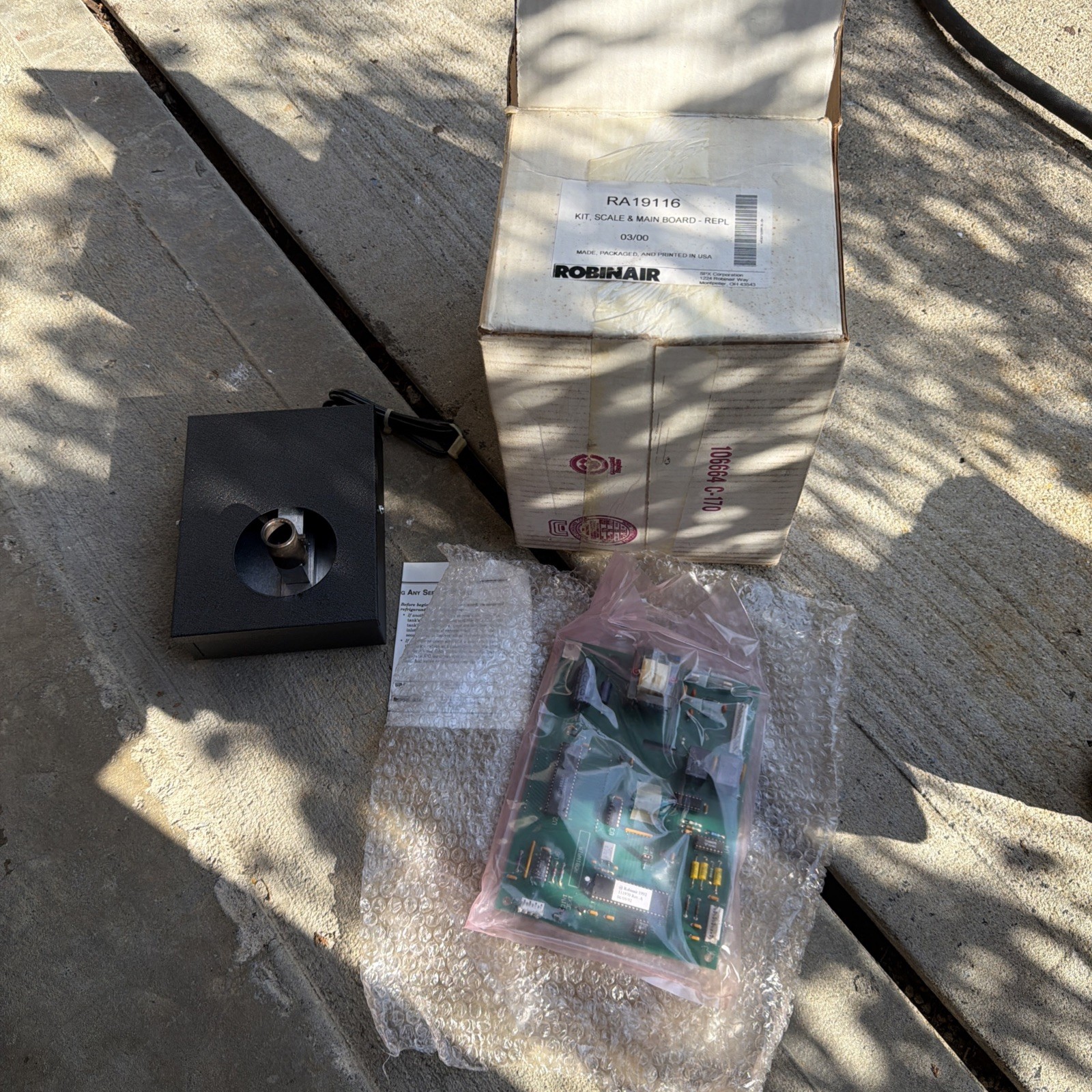 Robinair RA19116 Replacement Scale And Mini Board Kit. Discontinued