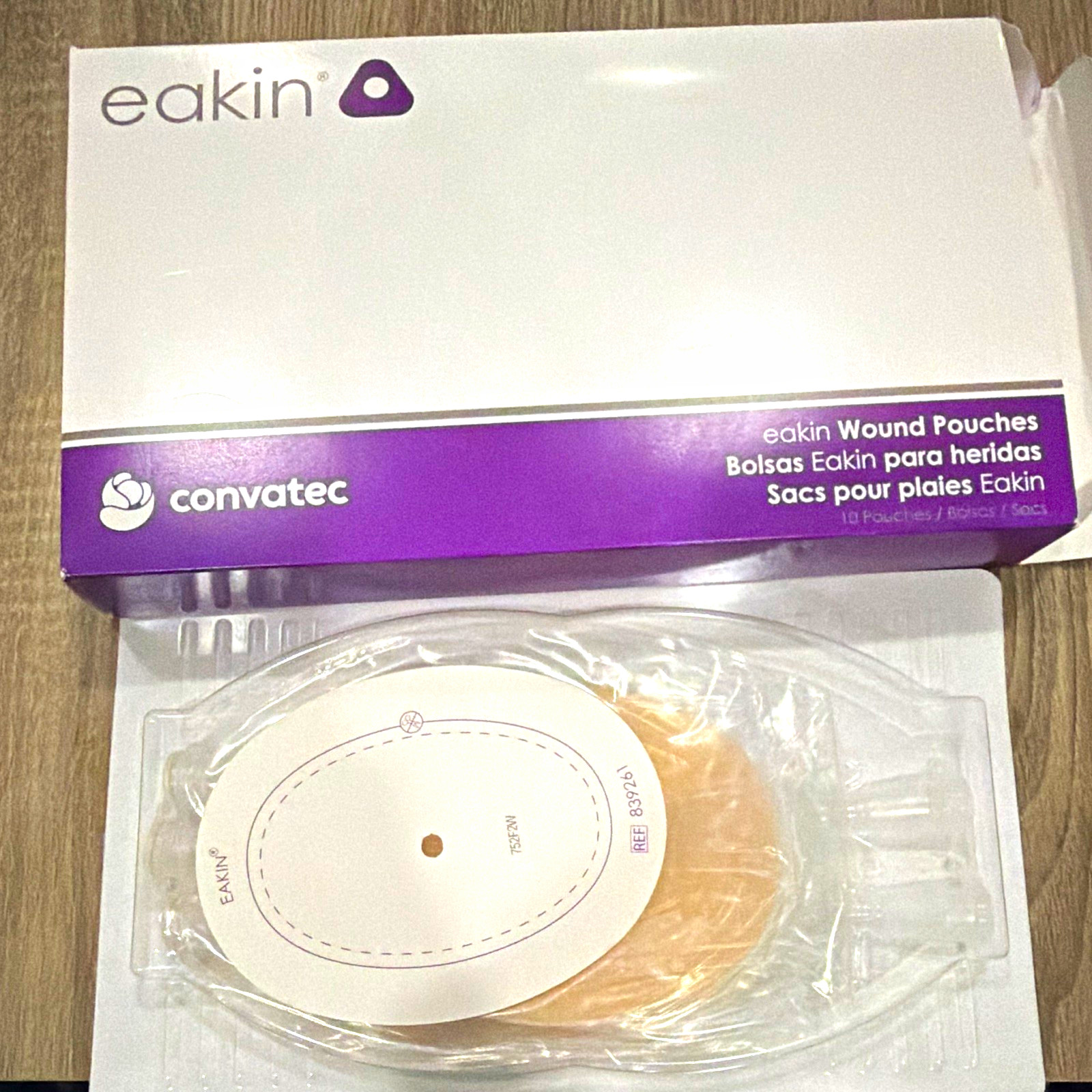 ConvaTec Eakin Fistula & Wound Pouch 839261 4.3” x 3.0” 10/Box New Sealed