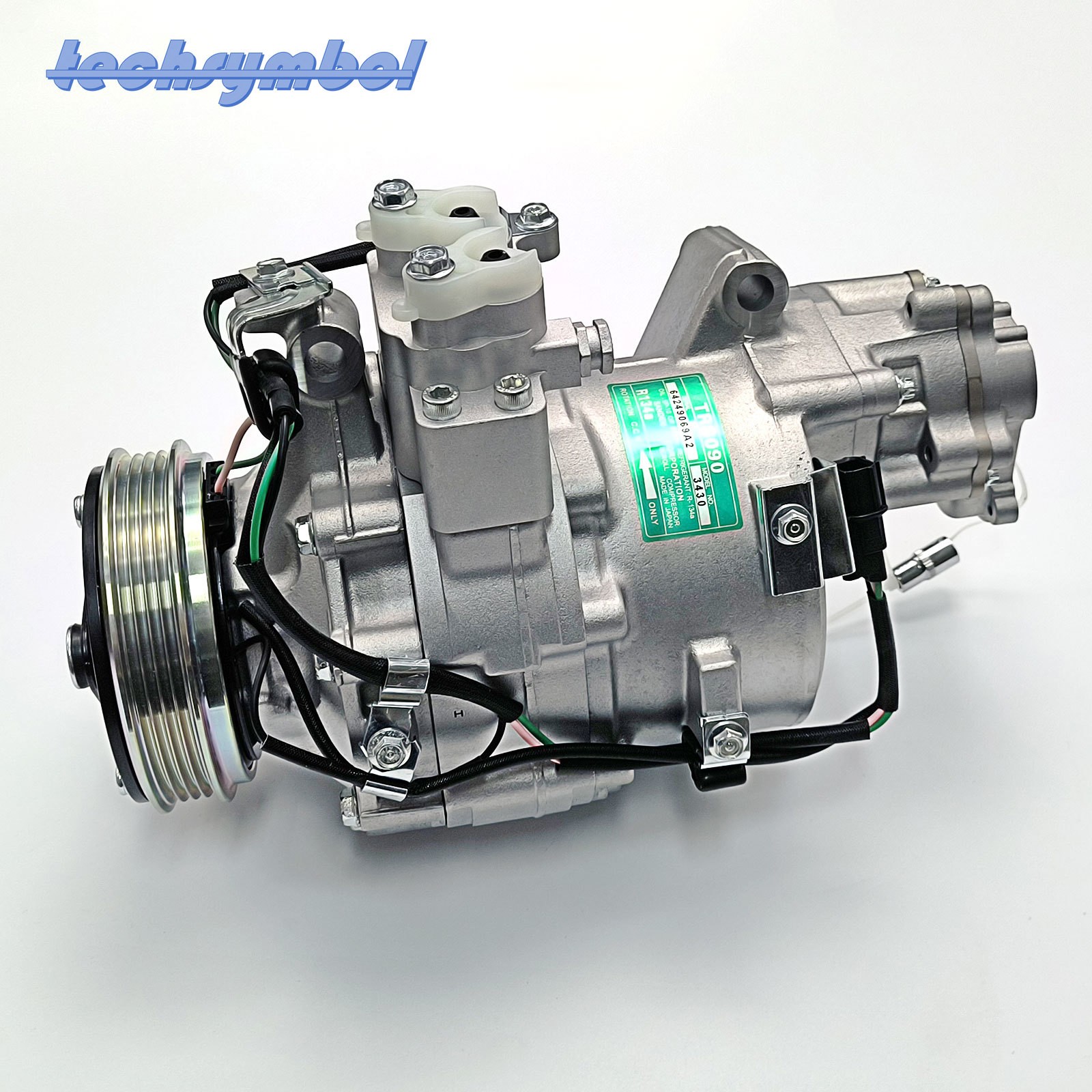 38810-RW0-A01 OEM A/C Compressor for 2013-14 ILX Hybrid, 12-15 Civic Hybrid 1.5L