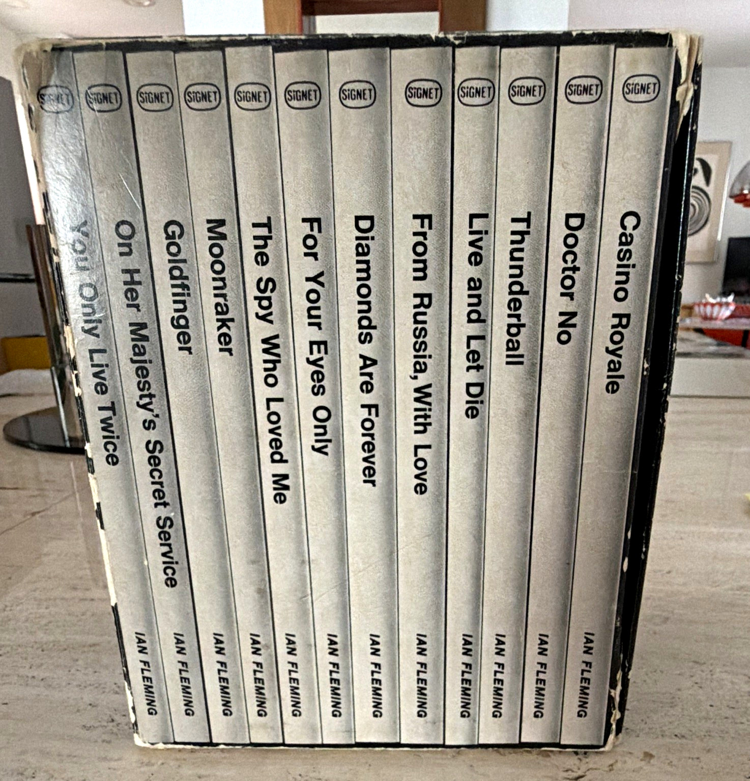 007 The Complete James Bond Ian Fleming Paperback 12-Book Set Slipcase 007 The Complete James Bond Ian Fleming Paperback 12-Book Set Slipcase