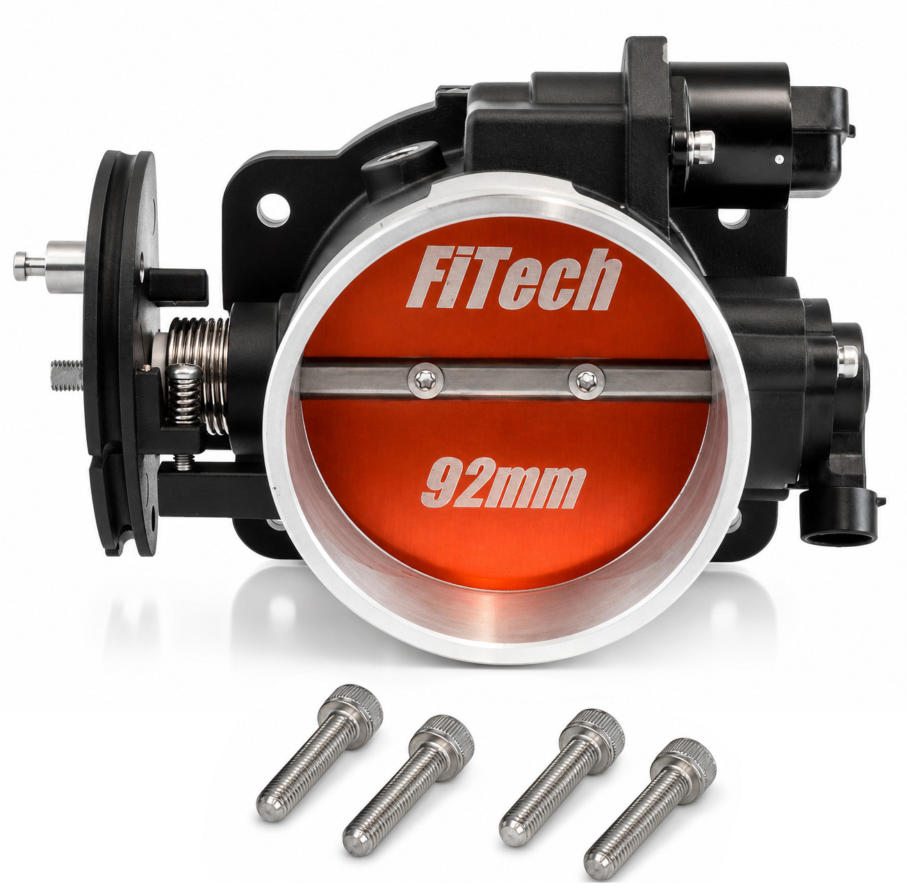 92mm LS Aluminum Throttle Body Fully Loaded 4-Bolt, Fuel Injection FiTech 70061