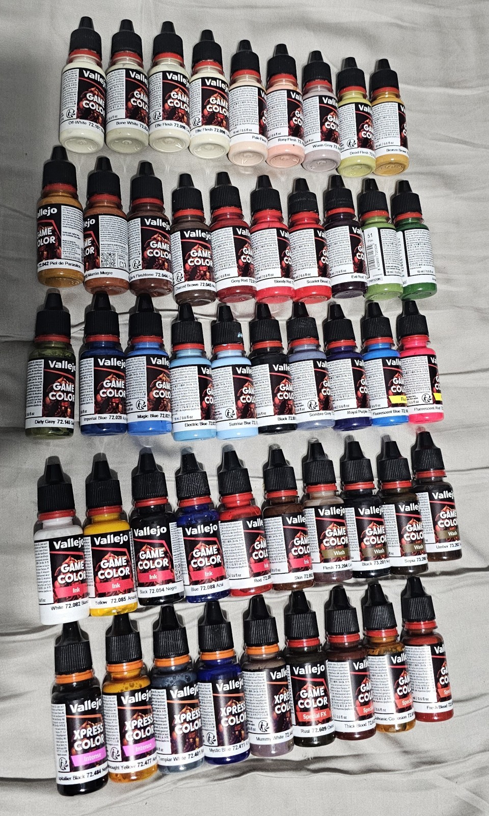 Vallejo Game Color Paint Collection 59 Bottles