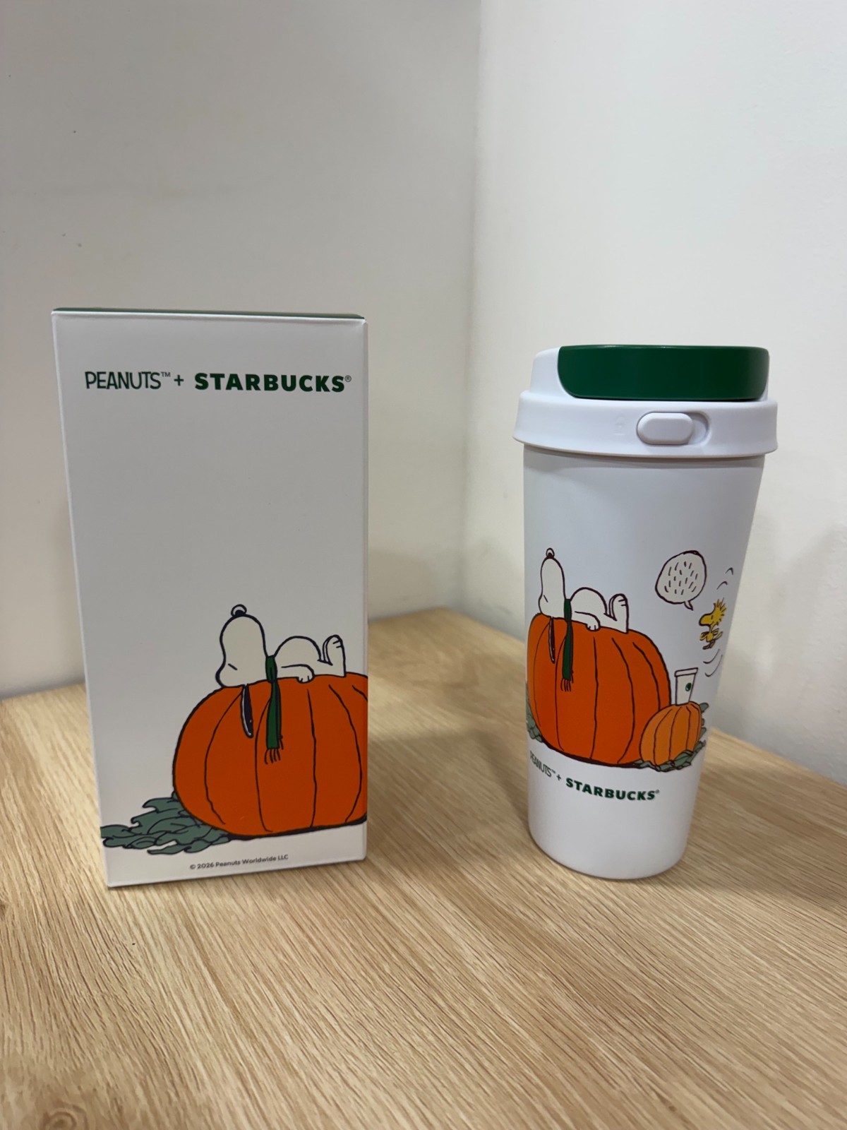 Starbucks x Peanuts Snoopy Great Pumpkin Stainless Steel Tumbler - New in Box Starbucks x Peanuts Snoopy Great Pumpkin Stainless Steel Tumbler - New in Box