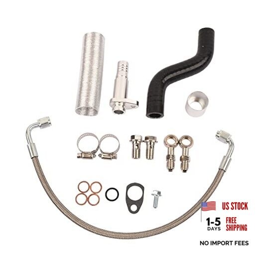 Turbo Turbocharger Oil Feed & Return Line Kit Replacement for Mini Cooper S