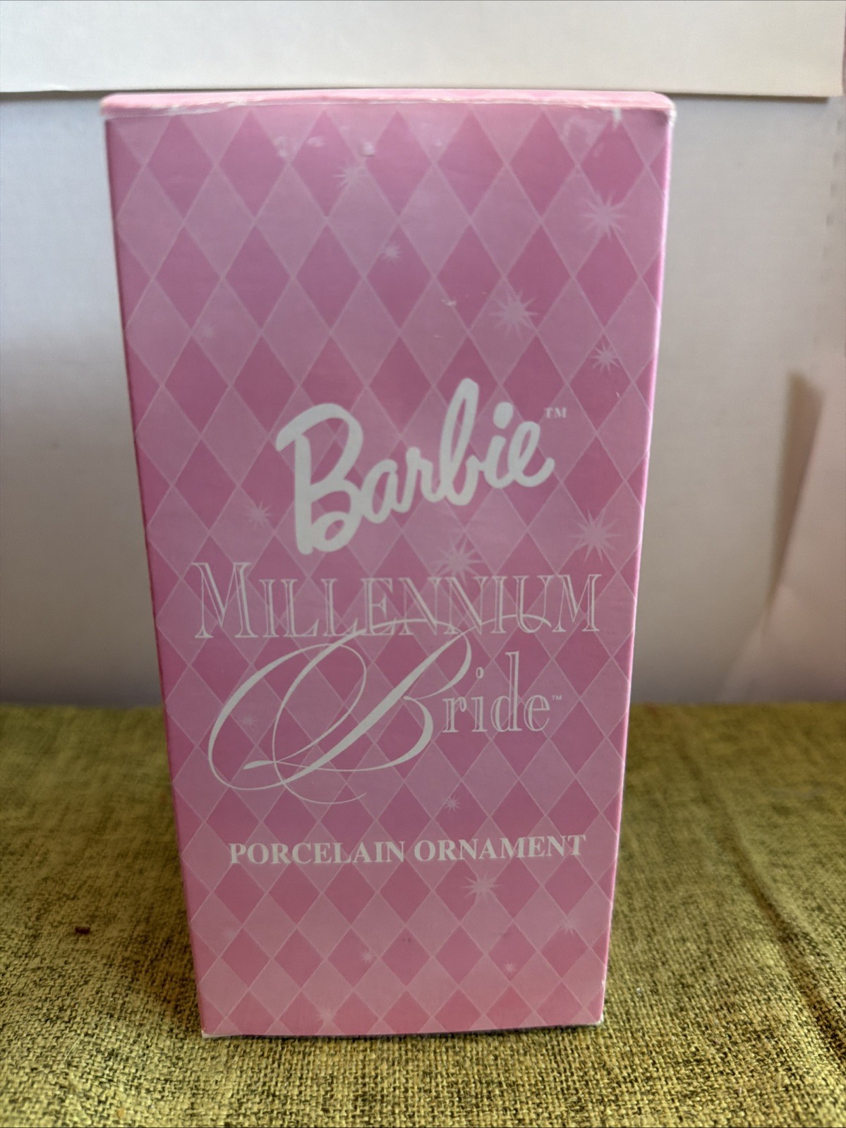 Barbie Millennium Bride Porcelain Ornament Pre-owned with Box