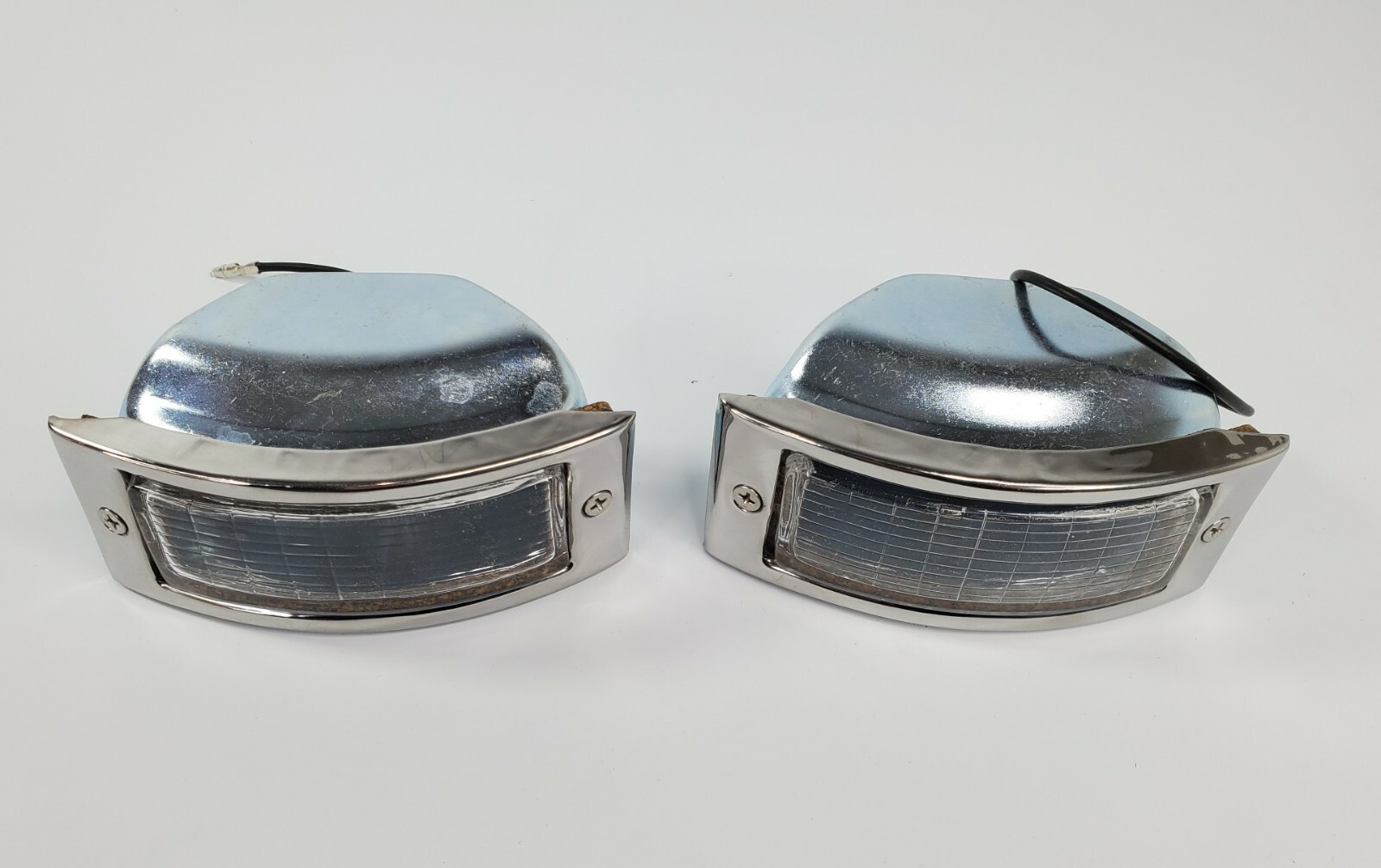 Pair (2) Parking Light Turn Signal Assembly For 1948-1950 Ford F-1 Pickup Truck