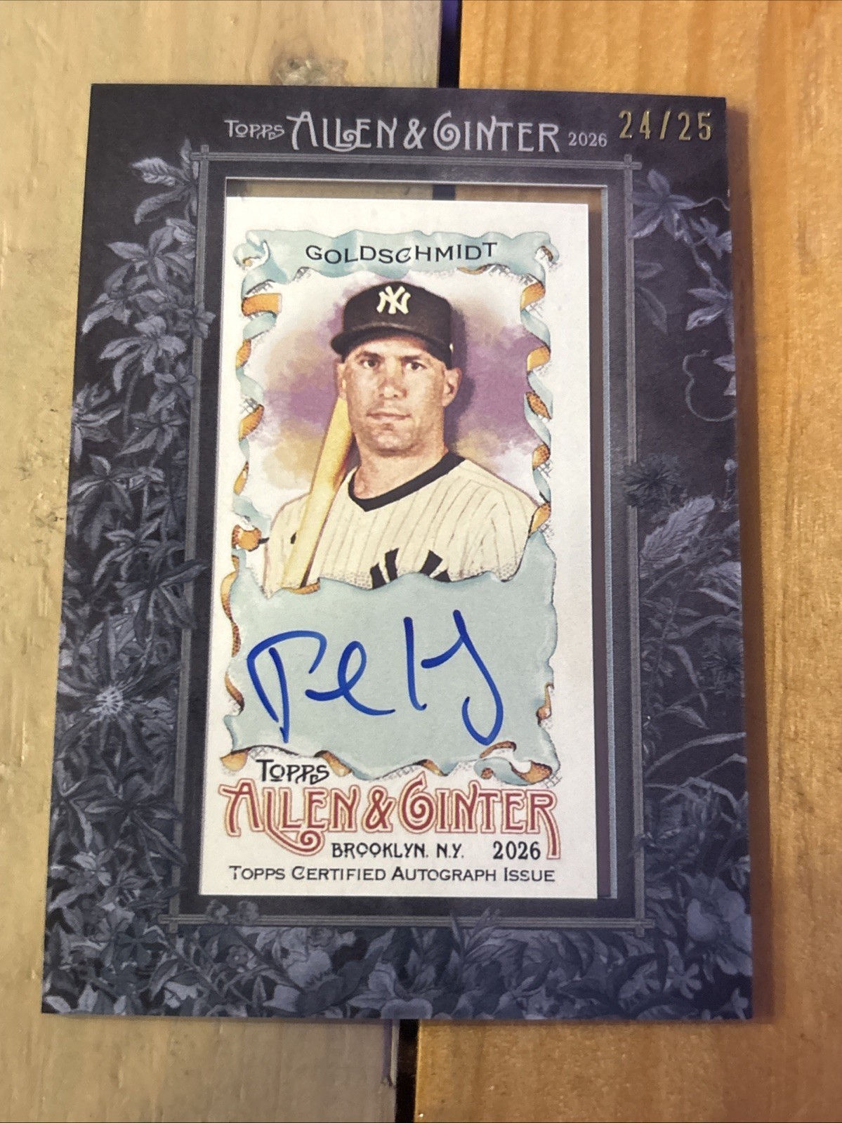 2026 Topps Allen & Ginter Paul Goldschmidt Auto 24/25 2026 Topps Allen & Ginter Paul Goldschmidt Auto 24/25