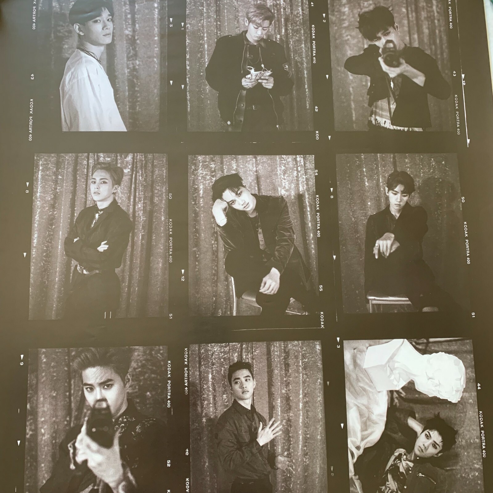 EXO EXO-K EXO-M LOTTO official poster EXO EXO-K EXO-M LOTTO official poster