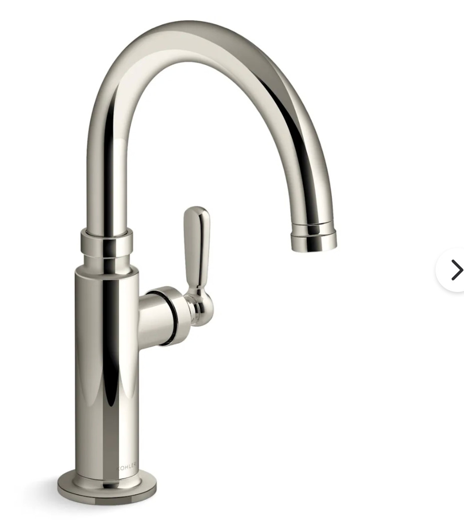 Kohler Edalyn Studio K-28357-SN Bar Prep Kitchen Sink Faucet Polished Nickel NEW