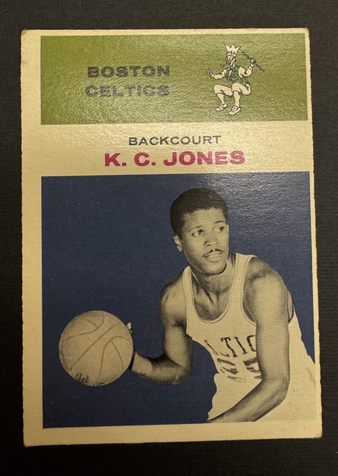 1961-62 Fleer Basketball KC Jones #22 EX Rookie RC HOF Excellent