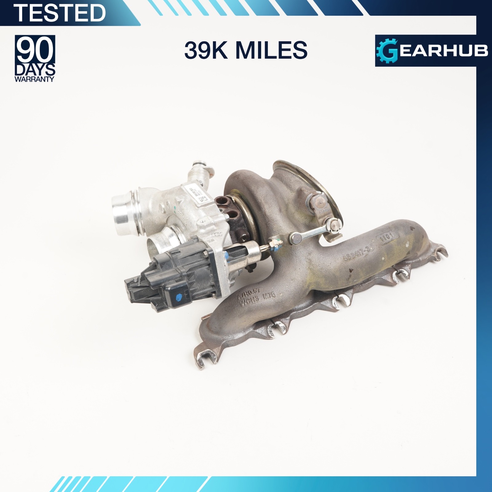 19-25 BMW G01 X3 30i 330i 530i 2.0L B46 B48 Turbocharger Manifold Garett OEM 39K 19-25 BMW G01 X3 30i 330i 530i 2.0L B46 B48 Turbocharger Manifold Garett OEM 39K