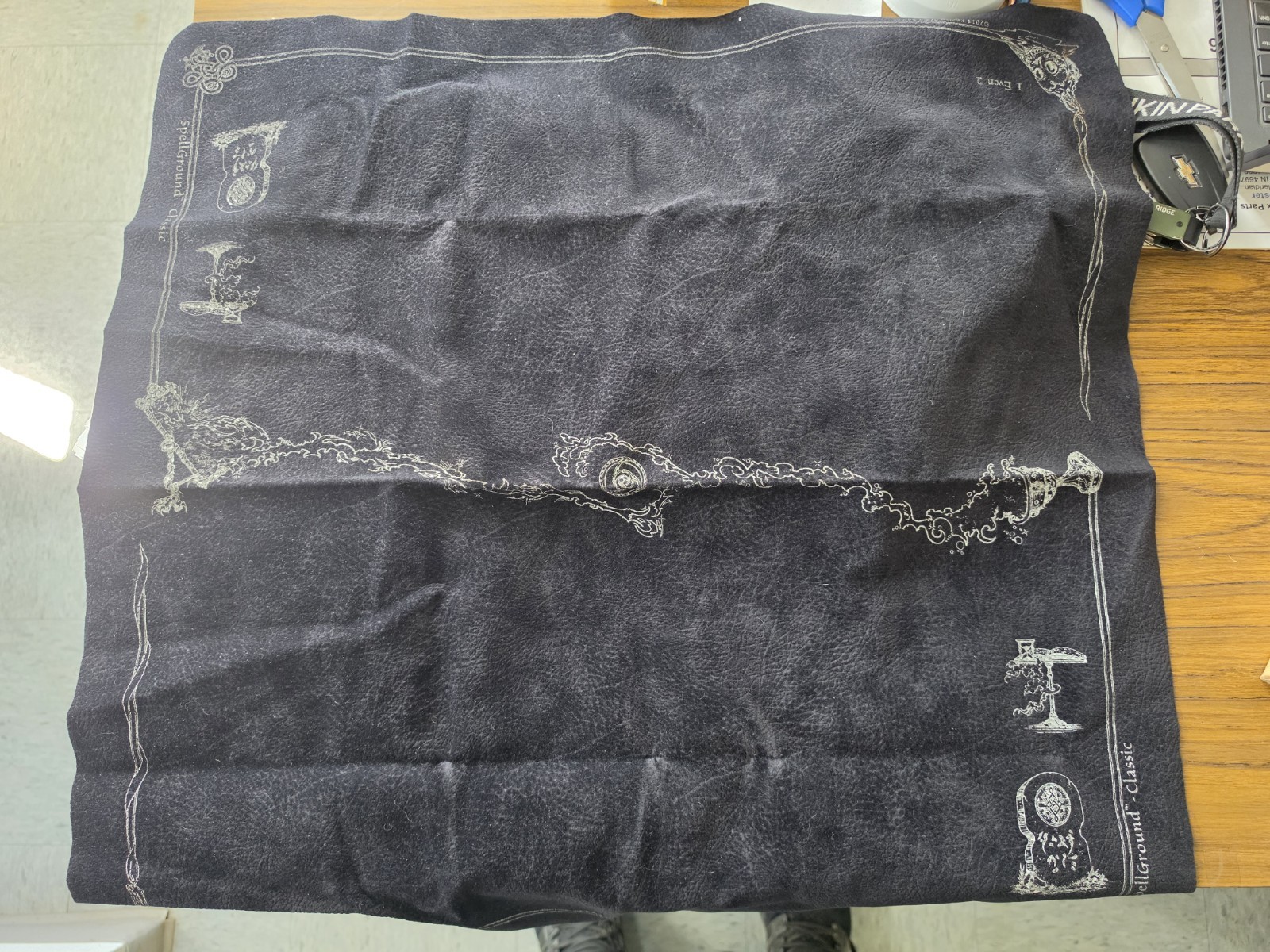 Spellground Playmat V2 Onyx Khalsa Brain Games Accessory V2 Fabric Mat