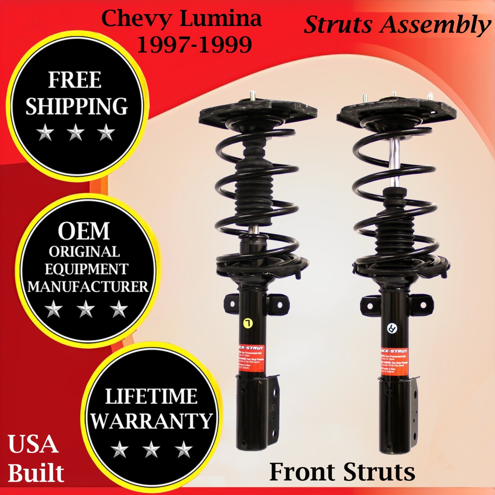 Monroe OEM Front Struts Assembly For 1997-1999 Chevy Lumina Lifetime Warranty
