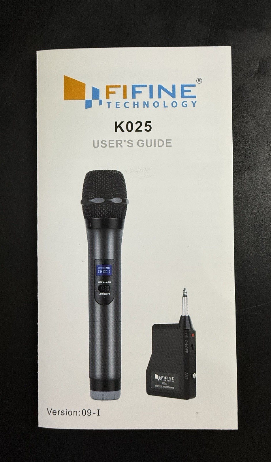 FIFINE K25,wireless microphone receiver. Vkl0 FIFINE K25,wireless microphone receiver. Vkl0