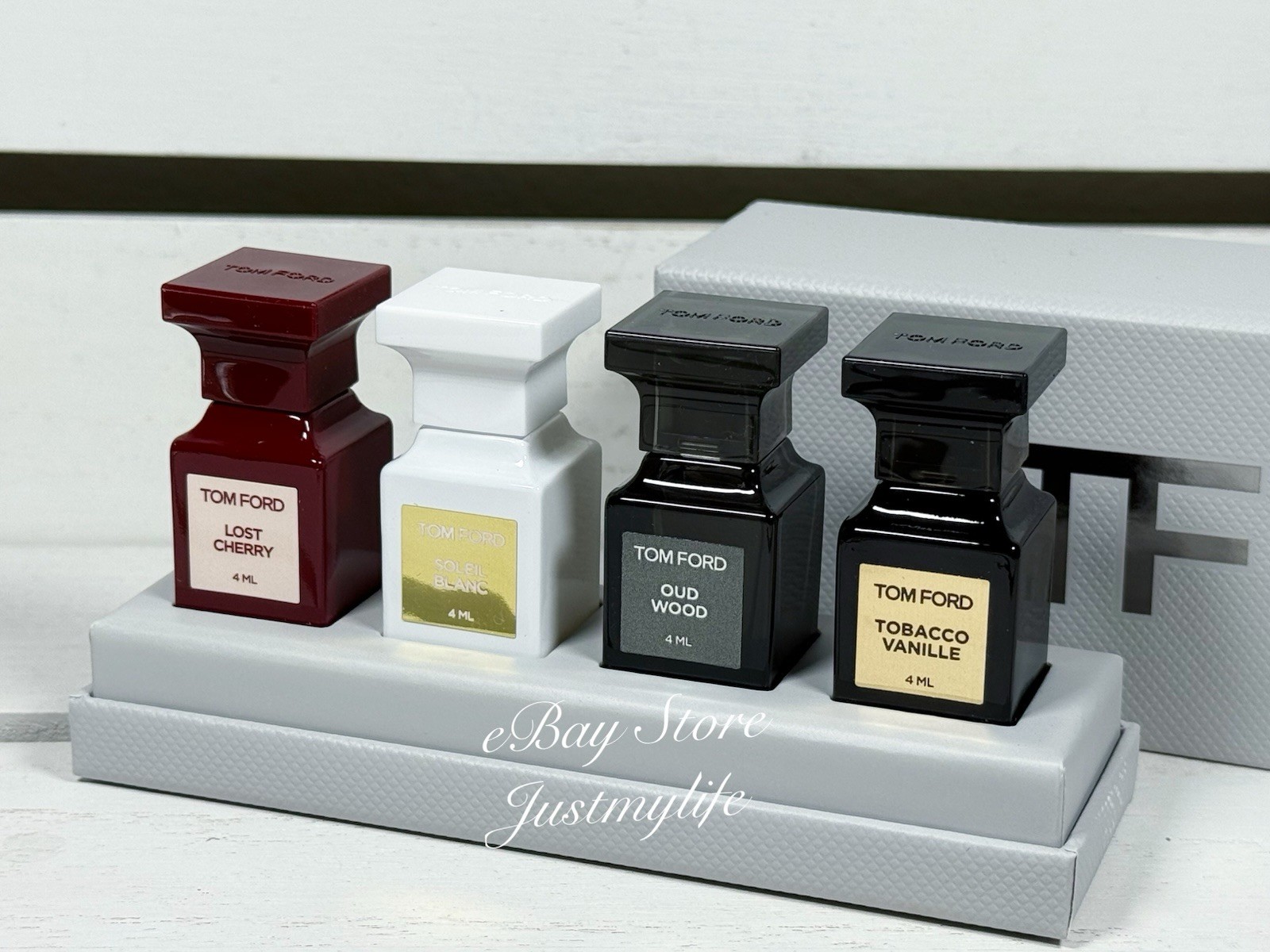 Tom Ford 4-Pc. Private Blend Luxe Discovery Set, 4*mini 4mL EDP, New in Box