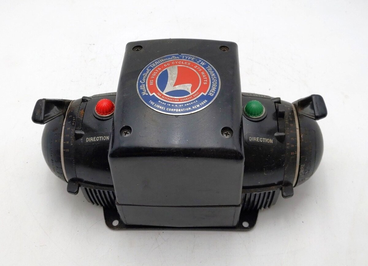 Lionel ZW O Gauge Vintage Trainmaster 275 Watt Transformer with Whistle