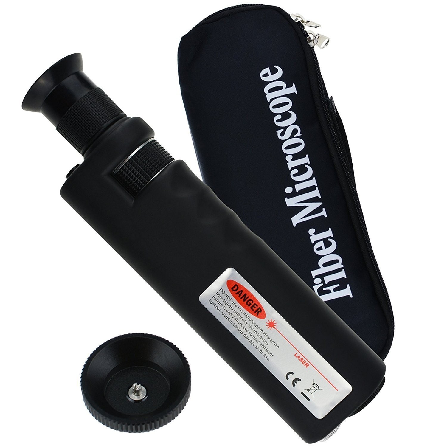 400x Handheld Fiber Optic Microscope Inspection Tool Portable Microscope Fibe...
