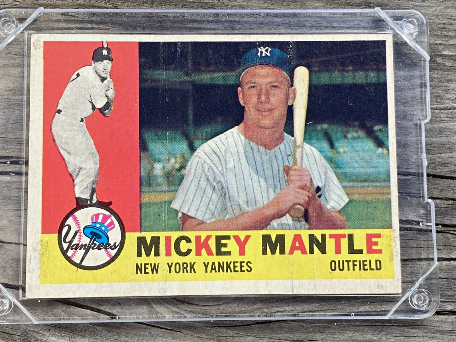 Topps 1958 Topps #350 Mickey Mantle New York Yankees Season\'s Highlights