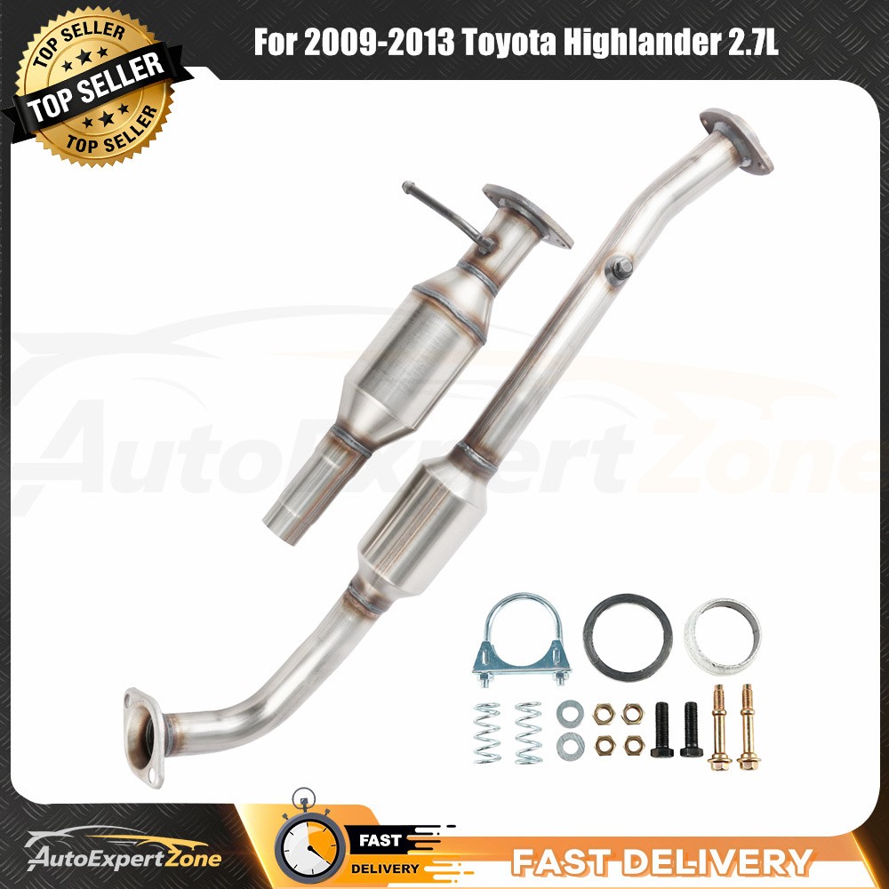 Both Catalytic Converters For Toyota Highlander 2.7L 2009-2013 Direct Fit
