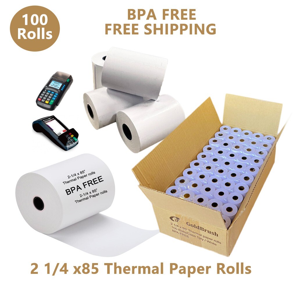 100 Rolls 2 1/4