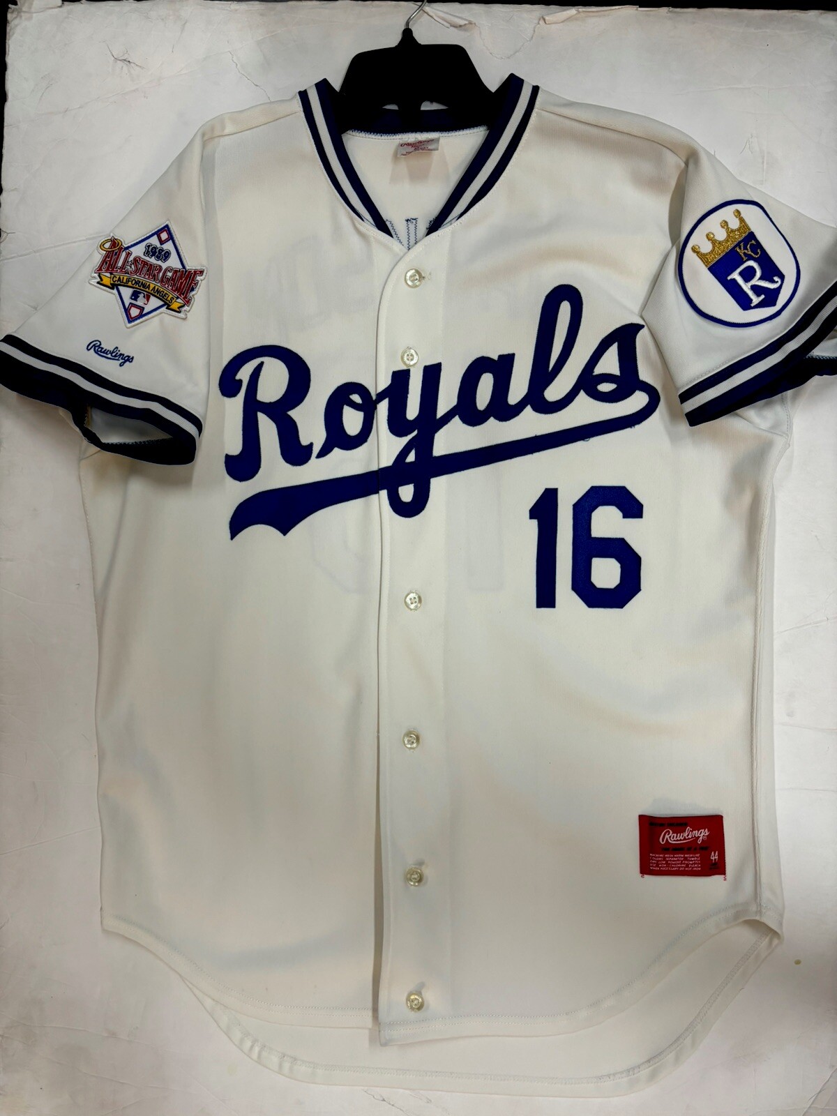 Vintage Authentic 1989 Bo Jackson Kansas City Royals Rawlings Jersey Size 44 Vintage Authentic 1989 Bo Jackson Kansas City Royals Rawlings Jersey Size 44