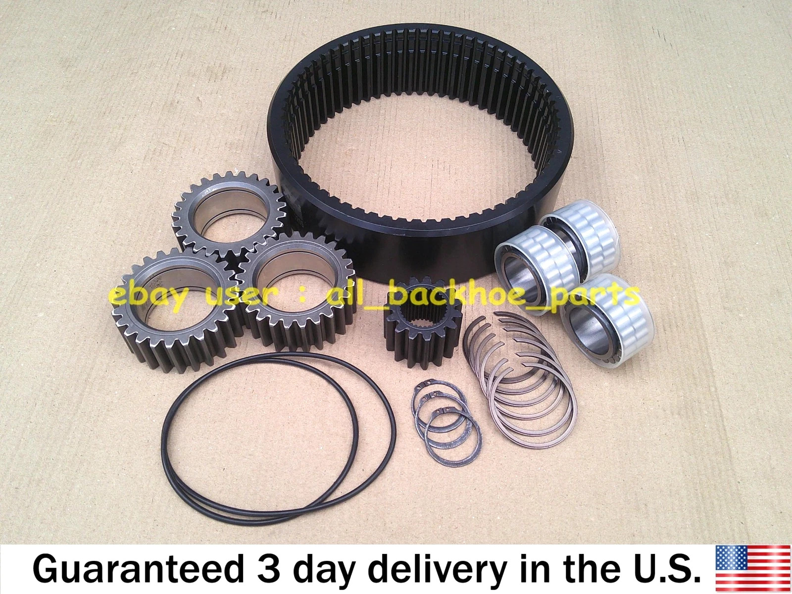 JCB BACKHOE - HUB GEAR SET COMPLETE (450/10205 450/10206 454/07401 907/50200)