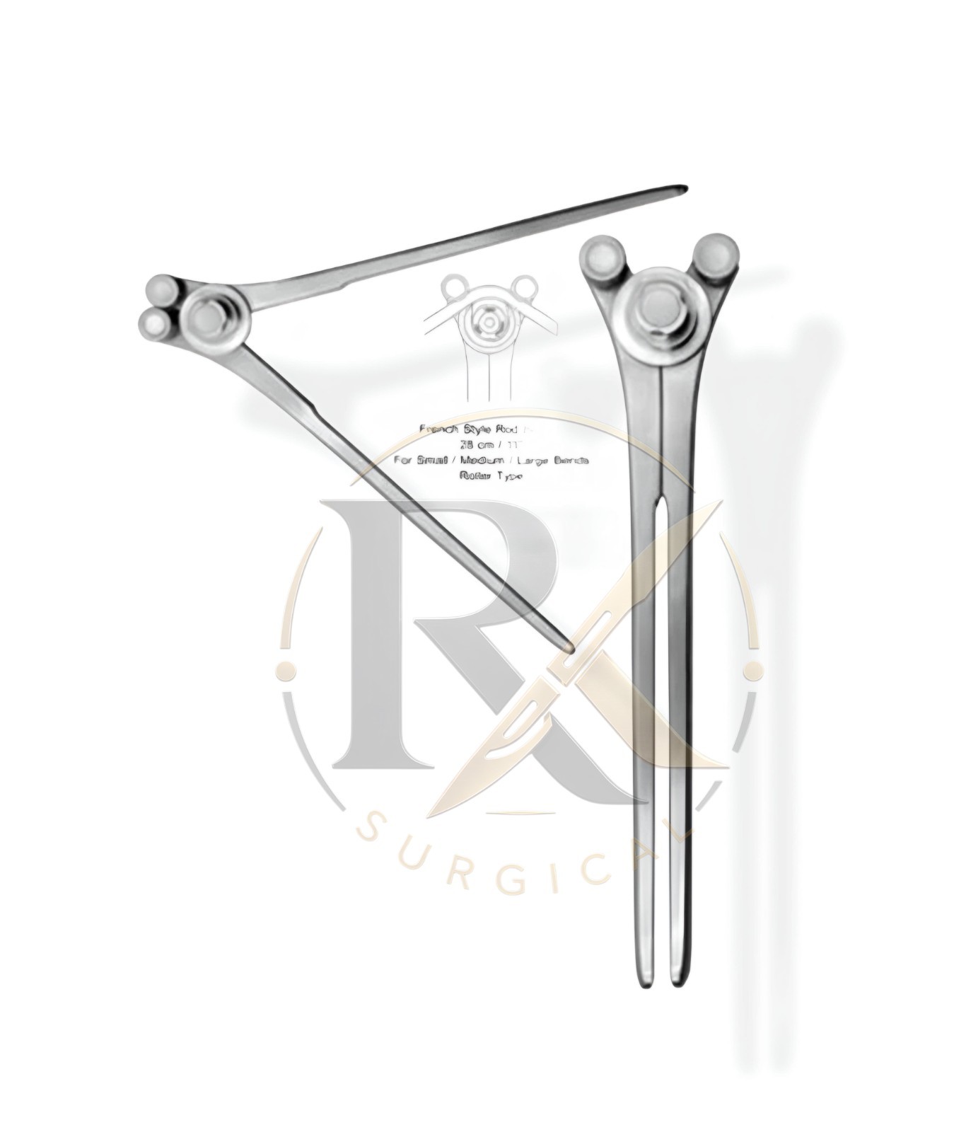2Pcs French Style Rod Bender orthopedic instrument