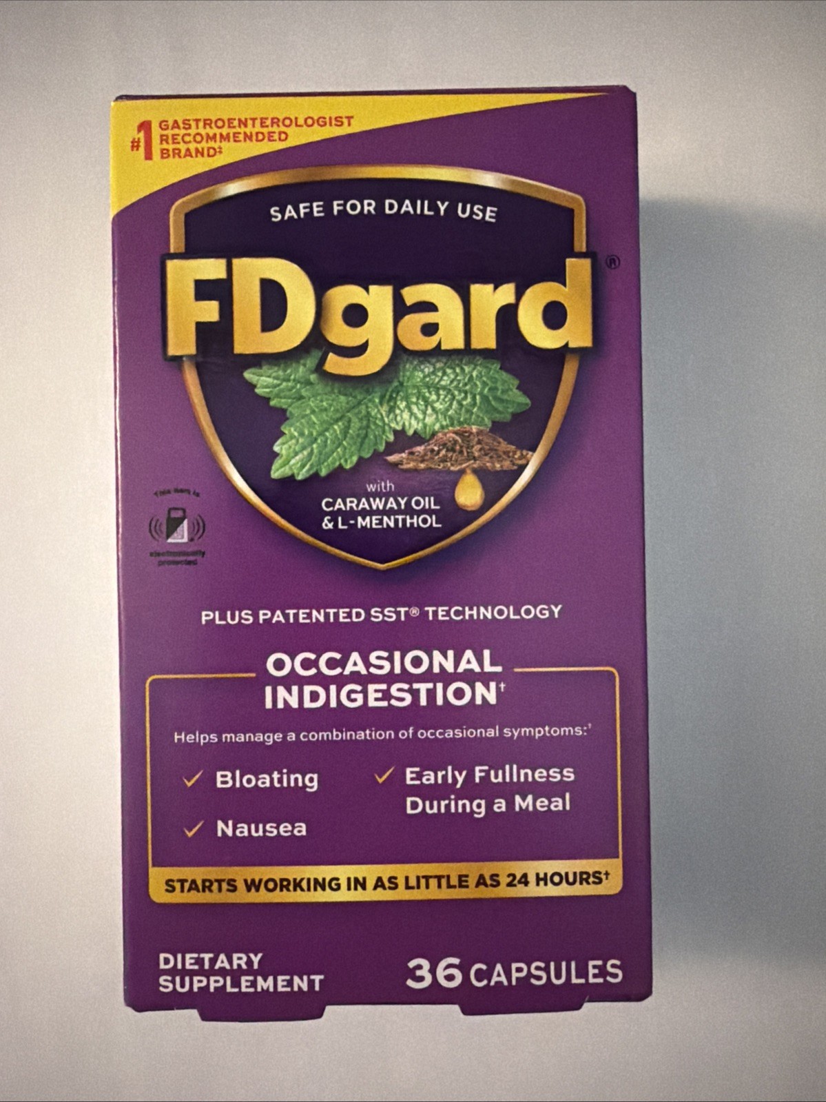 FDgard Dietary Management Functional Dyspepsia 36 capsules Exp 02/2028+