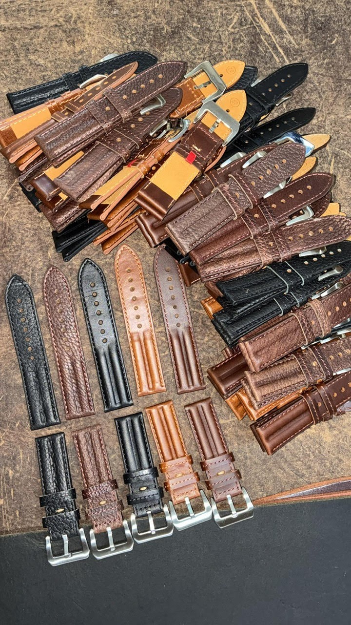 #HS-6 22mm Mixed Colour 50pcs Leather Watch strap #HS-6 22mm Mixed Colour 50pcs Leather Watch strap