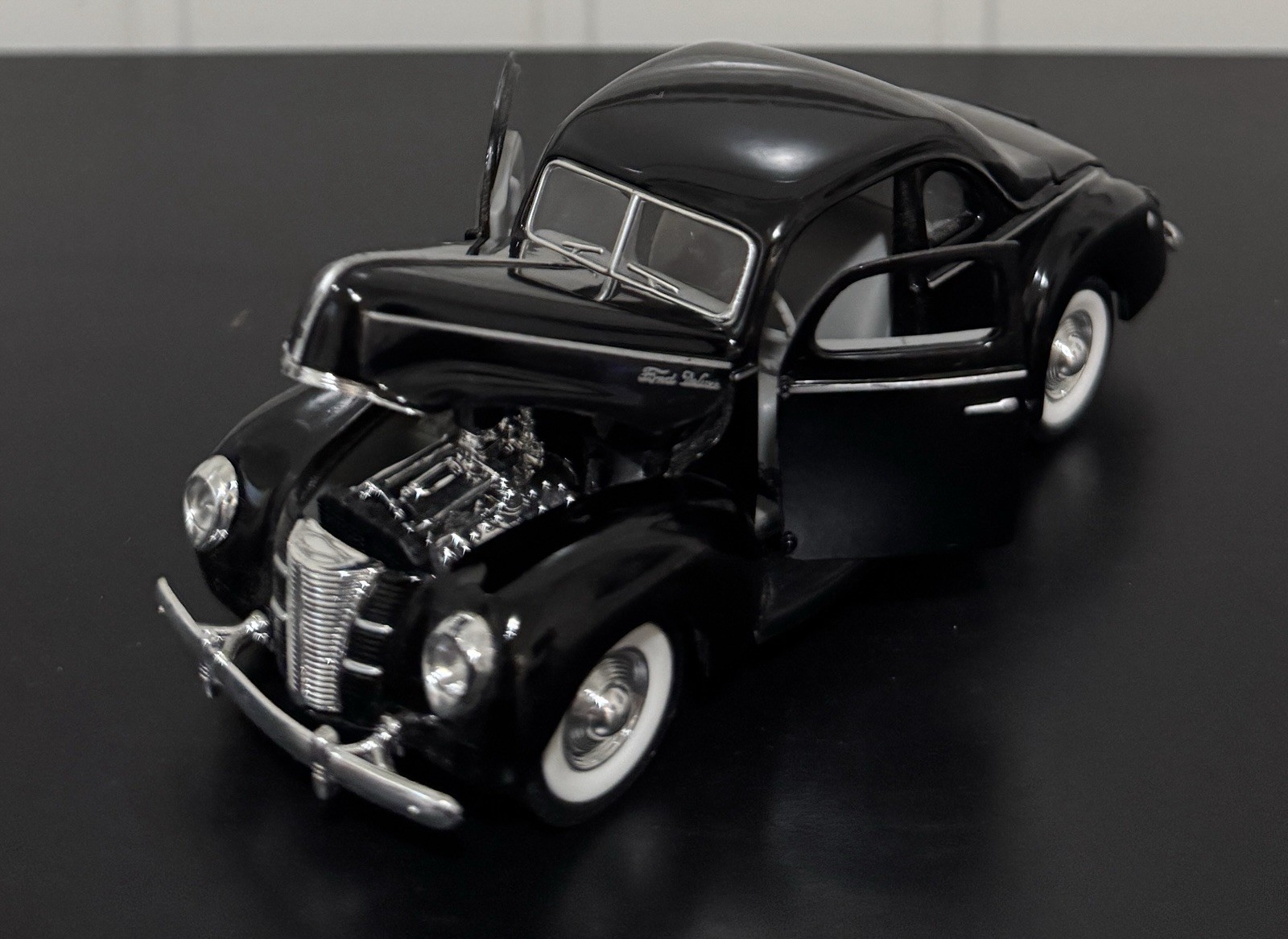 Vintage Sunnyside 1940 Ford Coupe Black 1:43 Scale Diecast Model Car SS 5740