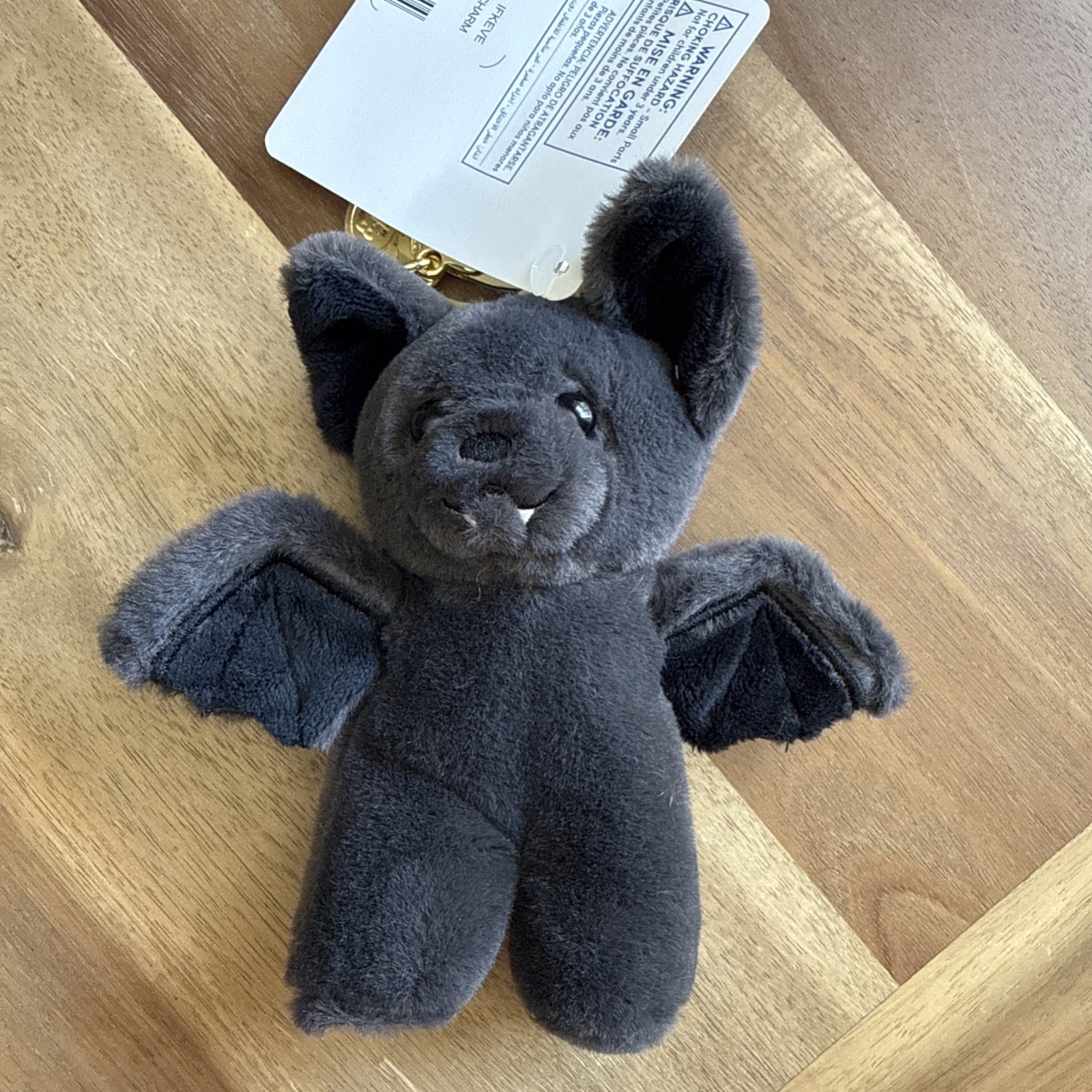 New BUILD A BEAR HALLOWEEN BAT BAG CHARM PLUSH KEYCHAIN 2026 Gift