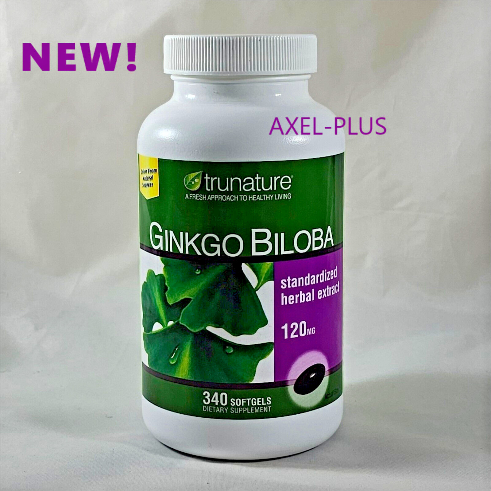 trunature Ginkgo Biloba, 340 Softgels trunature Ginkgo Biloba, 340 Softgels