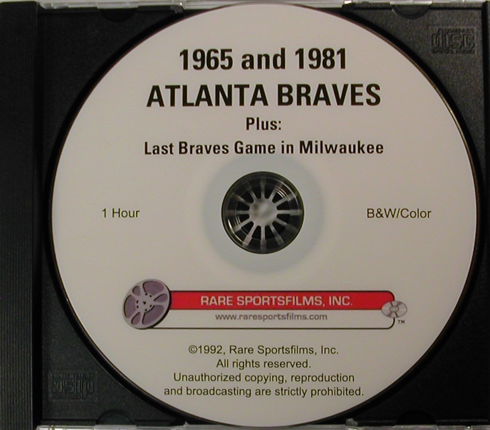1965 & 1981 Atlanta Braves, plus Hank Aaron\'s 715th Home Run on DVD