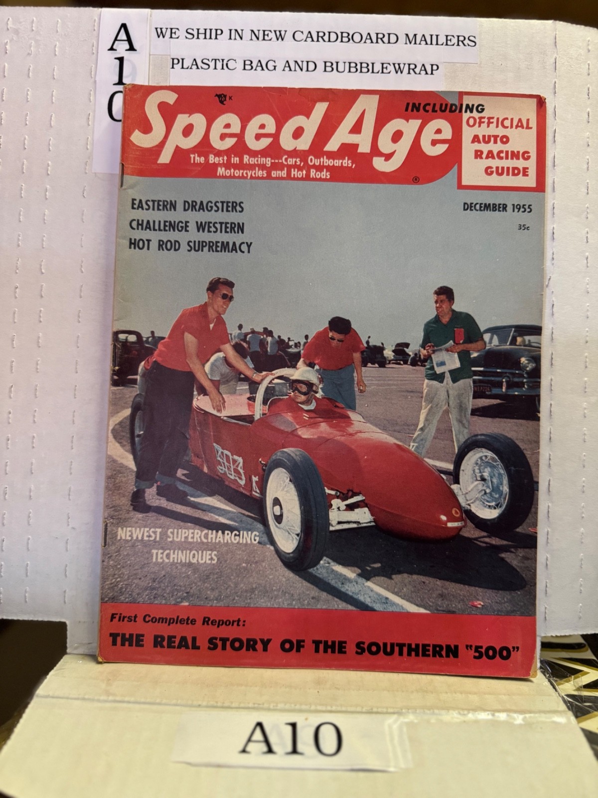 Vintage Speed Age Magazine December 1955