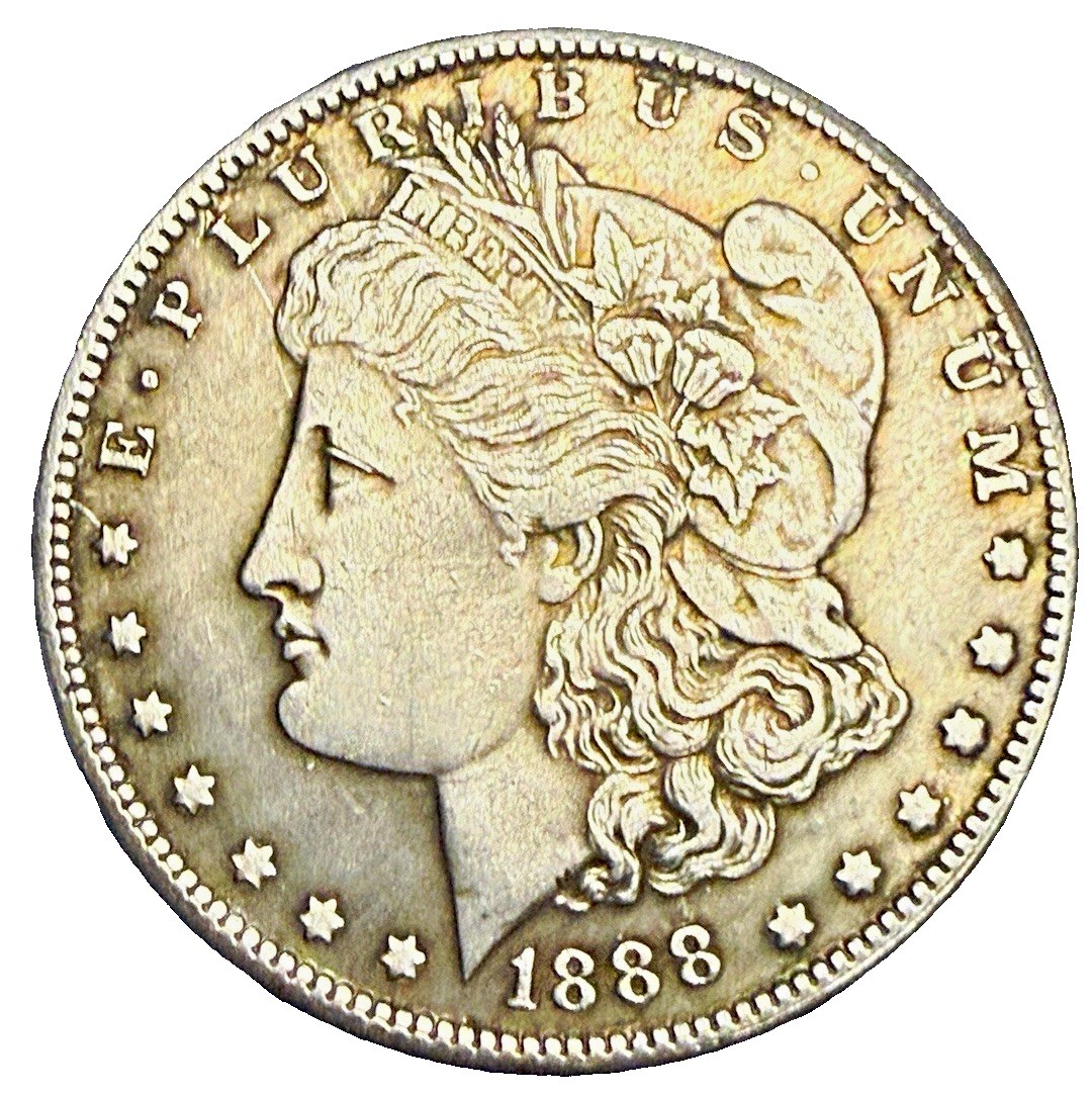 1888-S Morgan Silver Dollar 90% Silver Low Mintage 657,000 San Francisco 1888-S Morgan Silver Dollar 90% Silver Low Mintage 657,000 San Francisco