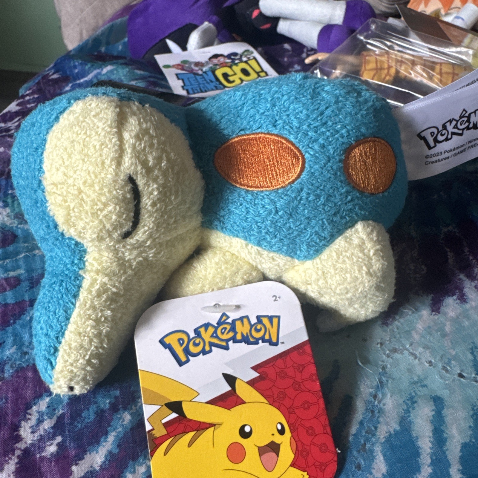 Pokemon Sleeping Cyndaquil Plush Stuffed Doll Figure Nintendo NWT Pokemon Sleeping Cyndaquil Plush Stuffed Doll Figure Nintendo NWT