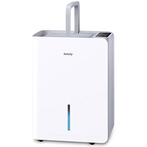 50 Pint Dehumidifier 3500 Sq Ft Quiet Continuous Drain Hose Aeocky, OB