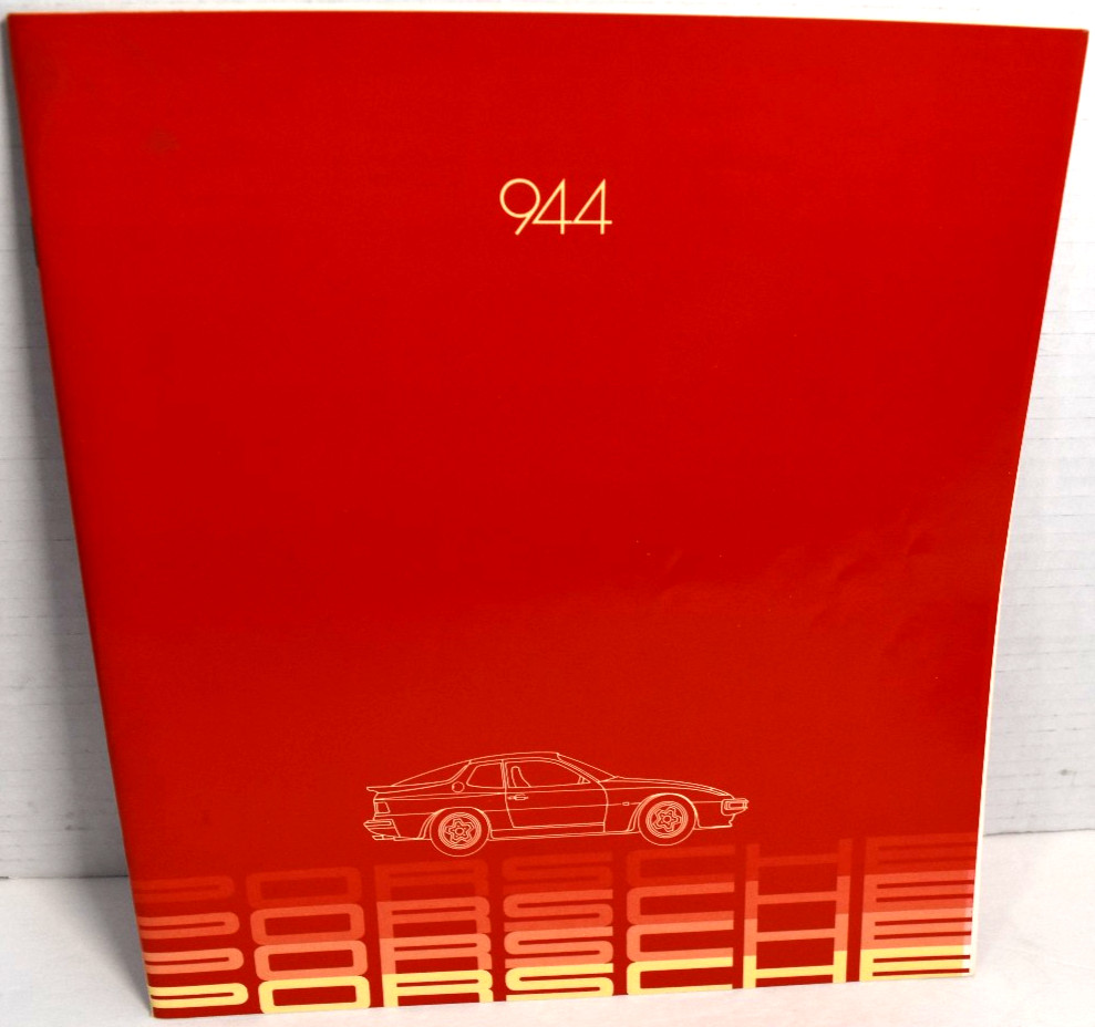 Vintage 1983 Porsche 944 1st Edition Large Sales Brochure Catalog *EXCELLENT*