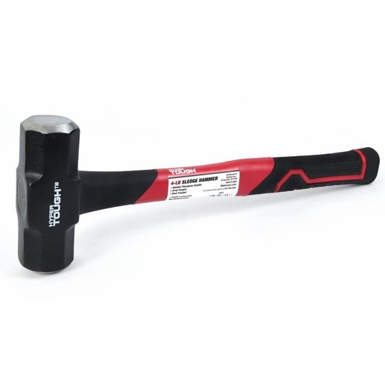 4 lb Fiberglass Sledge Hammer - Heavy Duty Construction 4 lb Fiberglass Sledge Hammer - Heavy Duty Construction